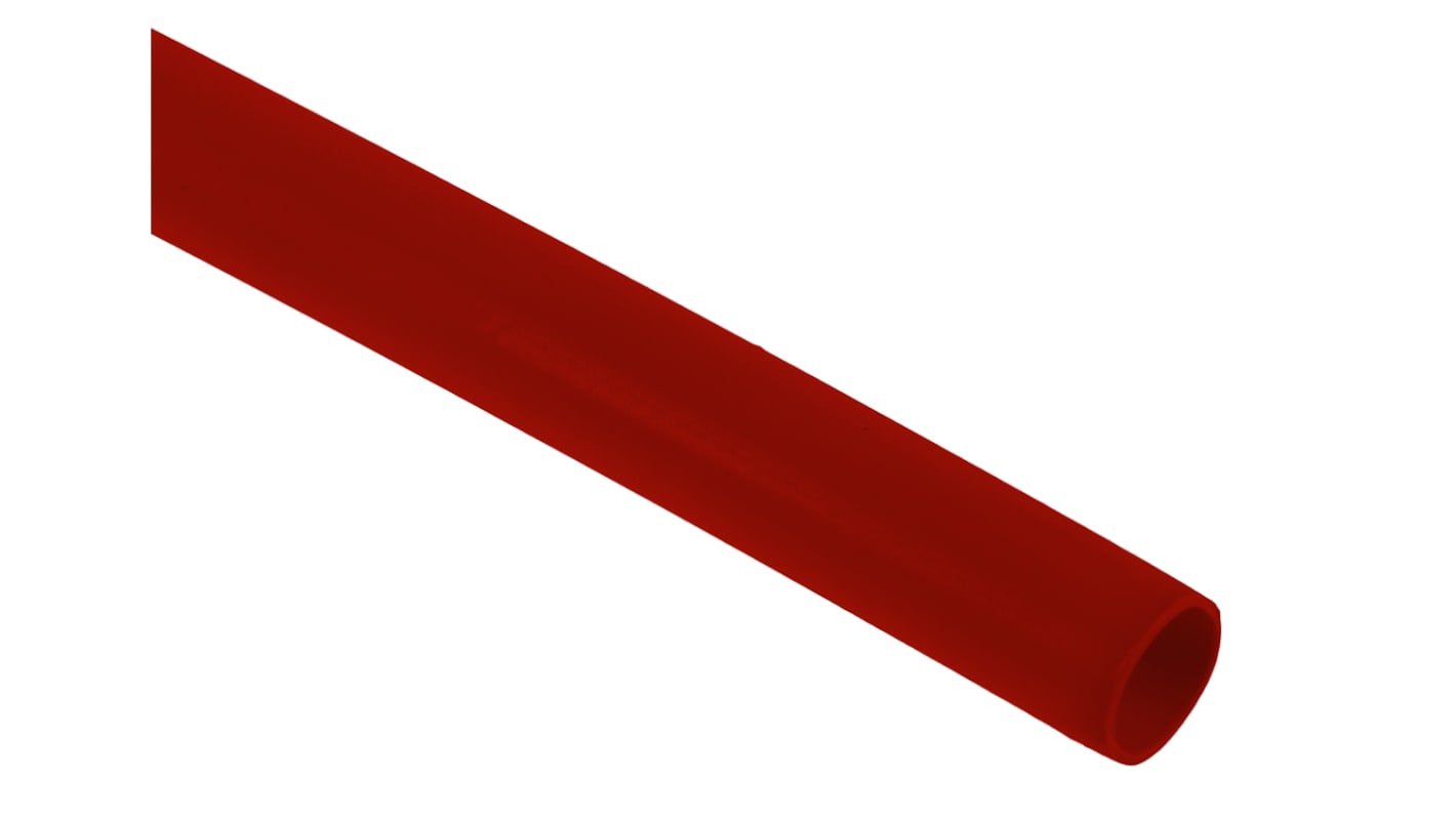 RS PRO Halogen Free Heat Shrink Tubing, Red 4.8mm Sleeve Dia. x 1.2m Length 2:1 Ratio