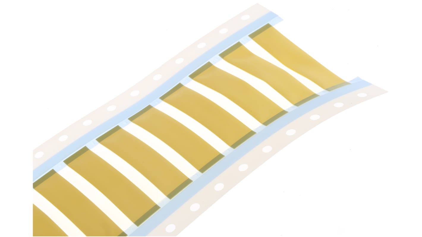 TE Connectivity TMS-SCE Yellow Heatshrink Labels, 50mm Width