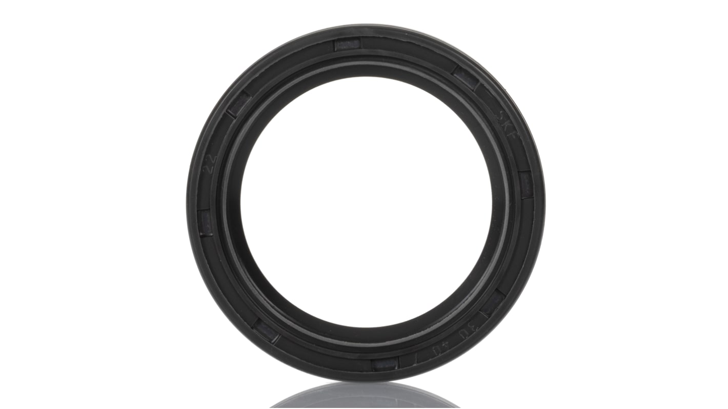 Junta para eje giratorio SKF de Caucho nitrilo, Ø int. 30mm, Ø ext. 40mm, grosor 7mm