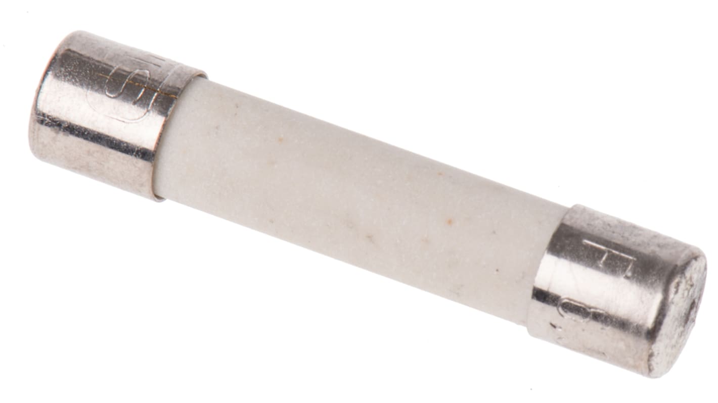 Fusibile a cartuccia SIBA GZ, 6.3A, Ø 5 x 25mm, F, 250V ca