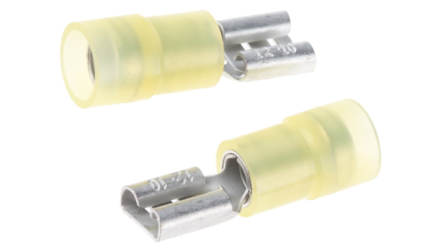 Capicorda femmina RS PRO Femmina, Isolato, linguetta 6.35 x 0.8mm