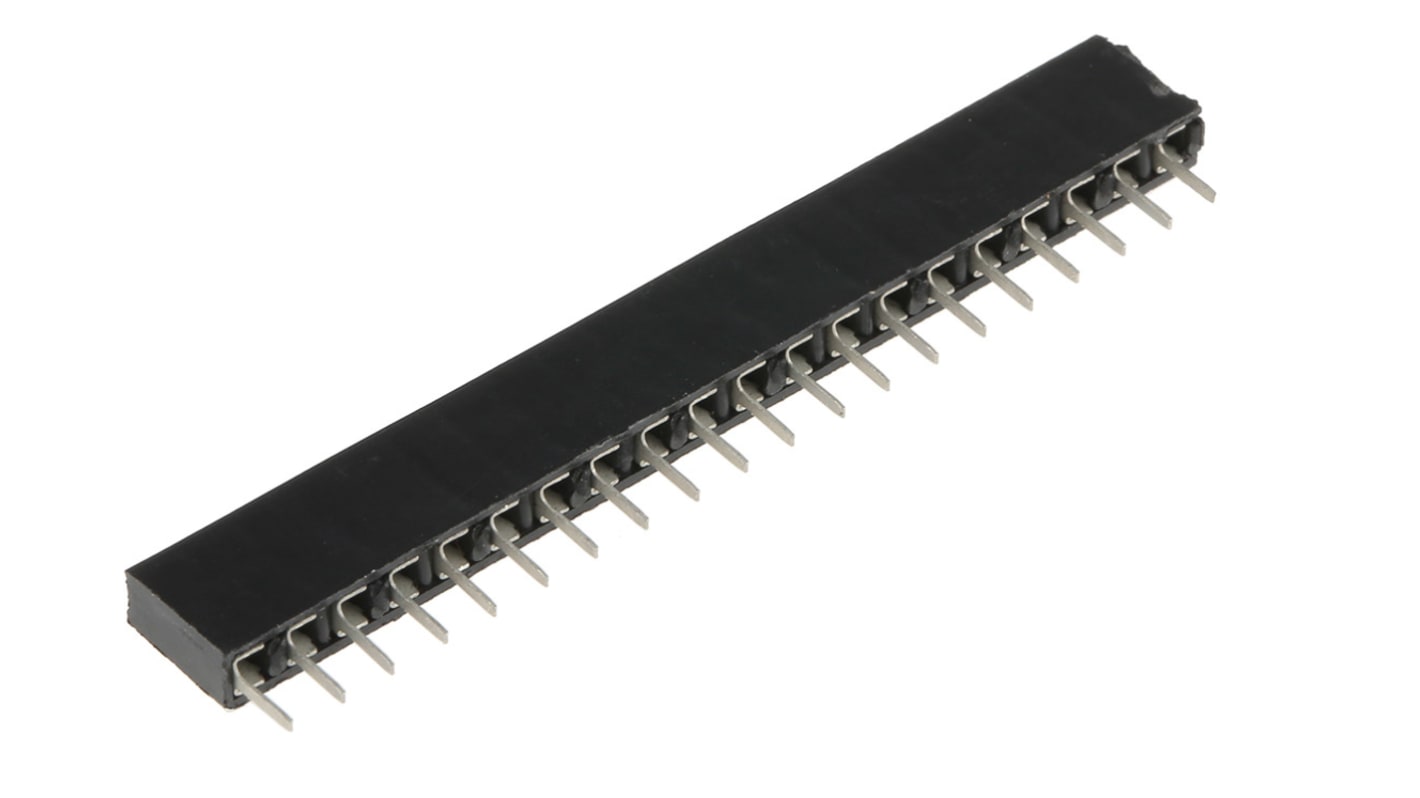 Listwa gniazdowa PCB 20 -pinowe raster: 2.54mm Kątowe Przewlekany