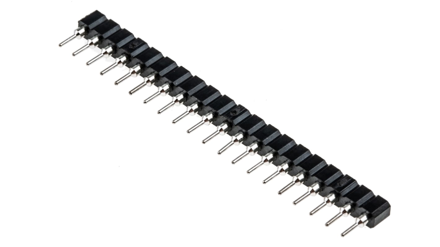 Taśma z gniazdami 20 -pinowe raster: 2.54mm Proste Przewlekany