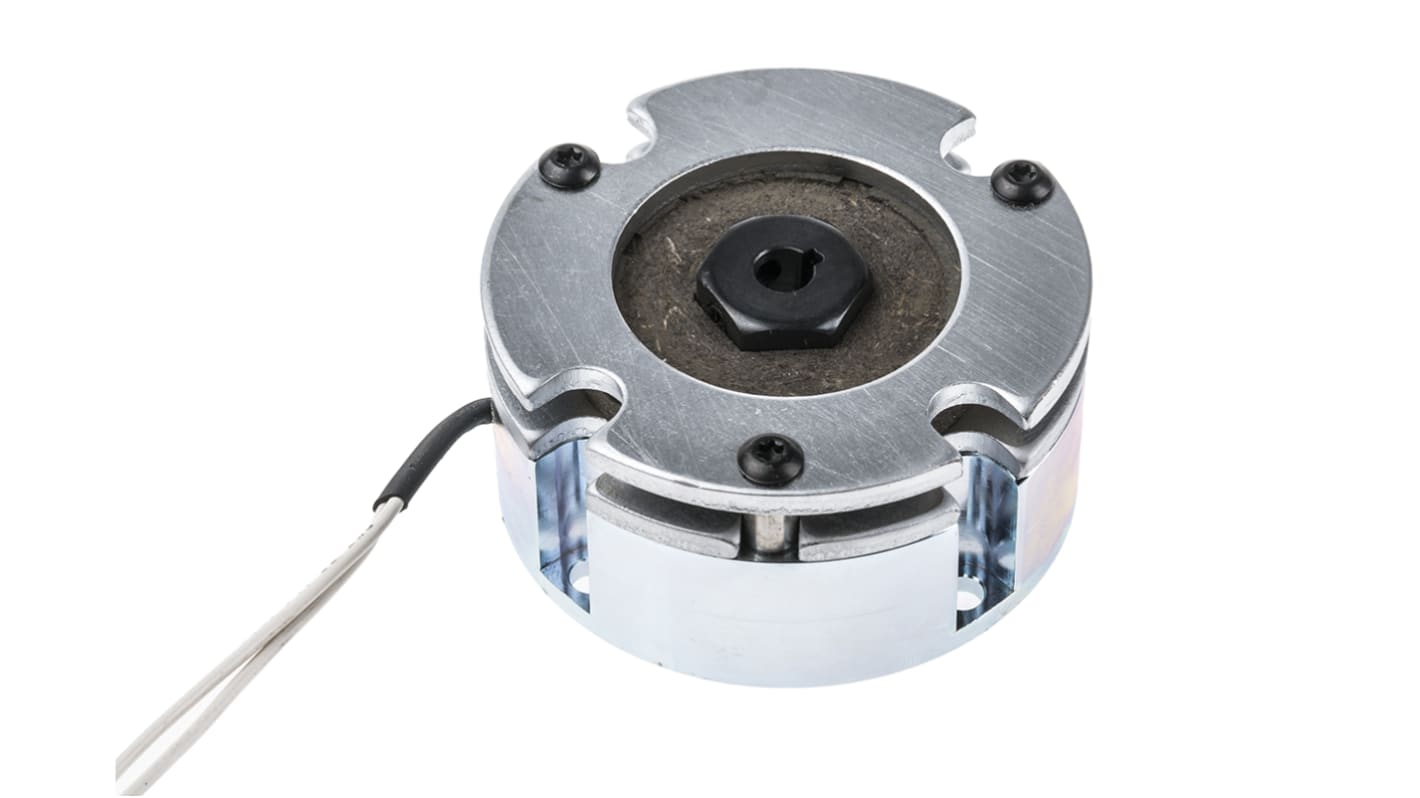 Freno elettromagnetico positivo Warner Electric Europe, coppia 0.791Nm, 24V cc, Ø foro 6mm