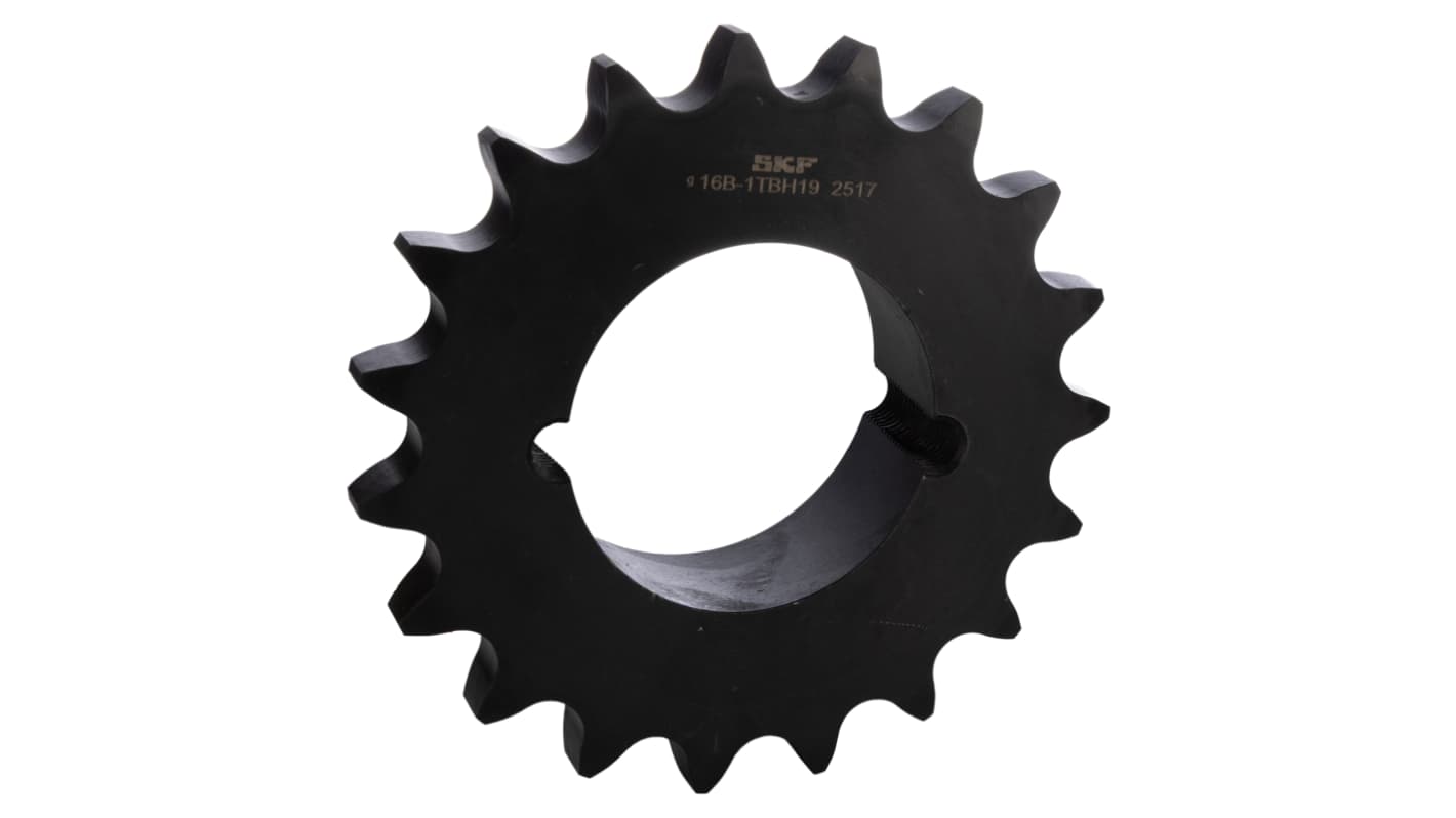 SKF 19 Tooth Taper Bush Sprocket, PHS 16B-1TBH19 16B-1 Chain Type