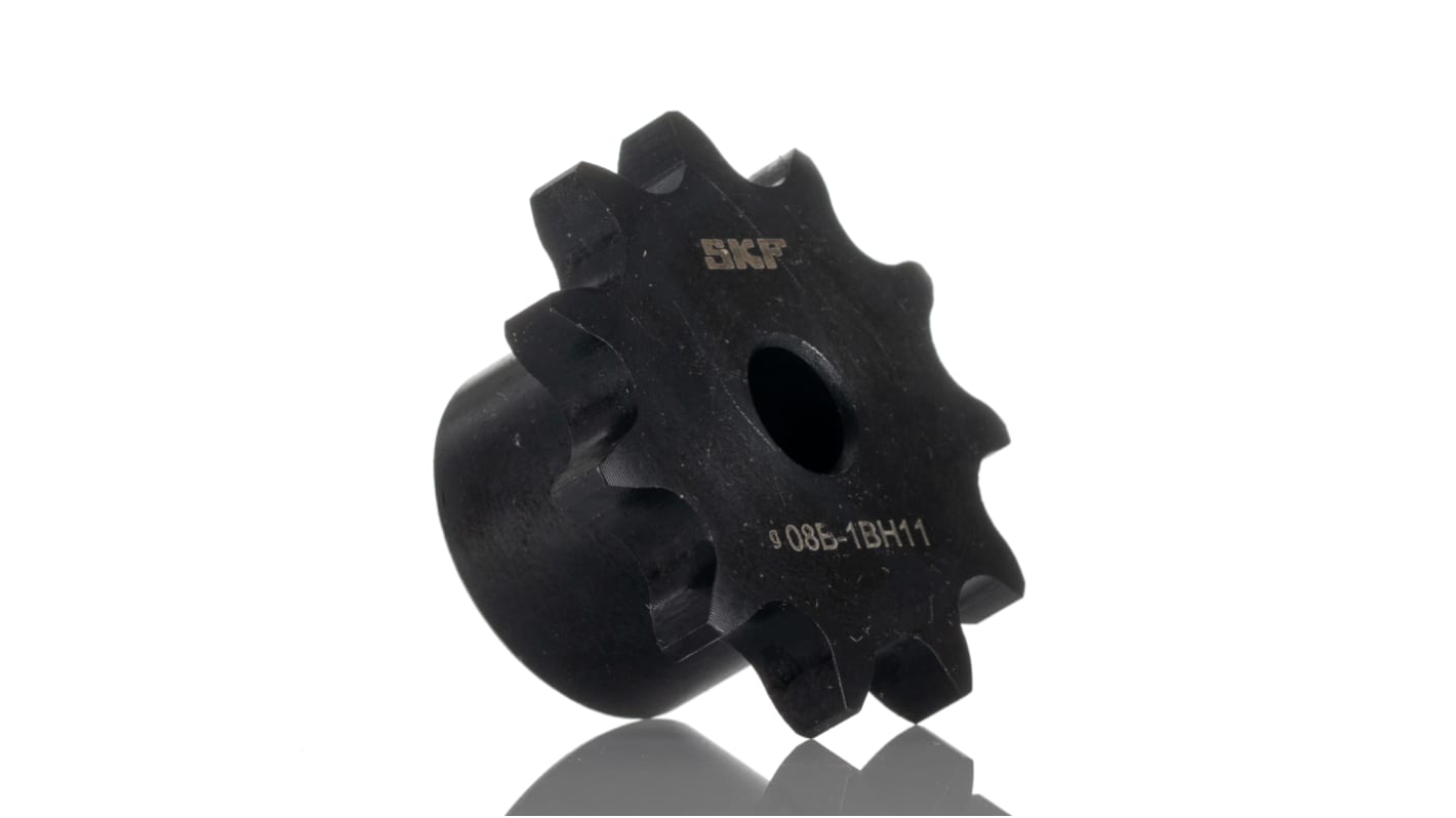 SKF 11 Tooth Rough Stock Bore Sprocket, PHS 08B-1BH11 08B-1 Chain Type