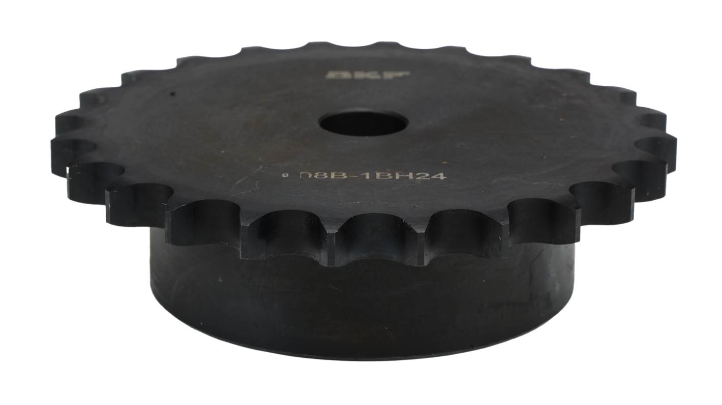 SKF 24 Tooth Rough Stock Bore Sprocket, PHS 08B-1BH24 08B-1 Chain Type