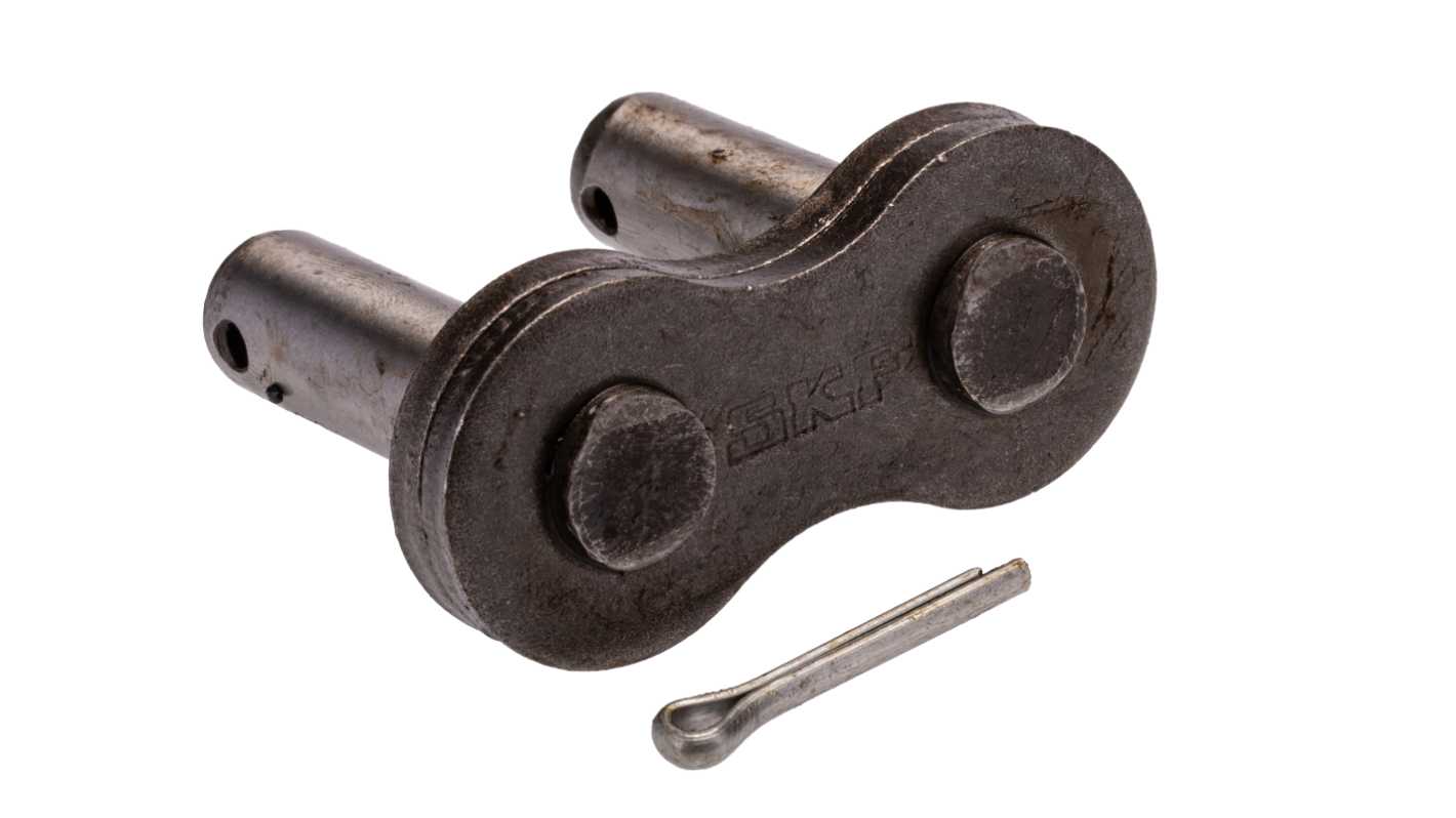 Eslabón de cadena de rodillos SKF Acero al Carbono, tipo de cadena 24B-1