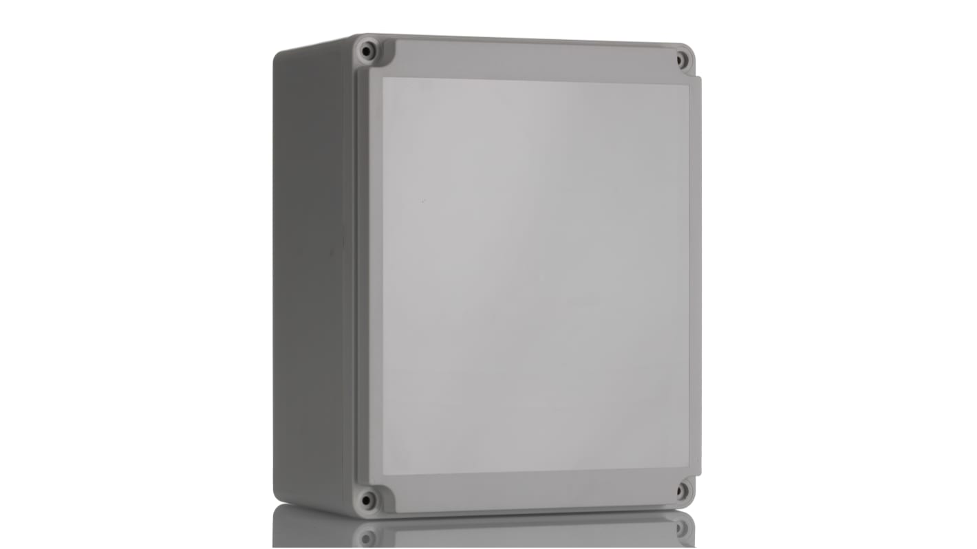 Hammond RP Series Light Grey Polycarbonate General Purpose Enclosure, IP65, Light Grey Lid, 250 x 200 x 130mm