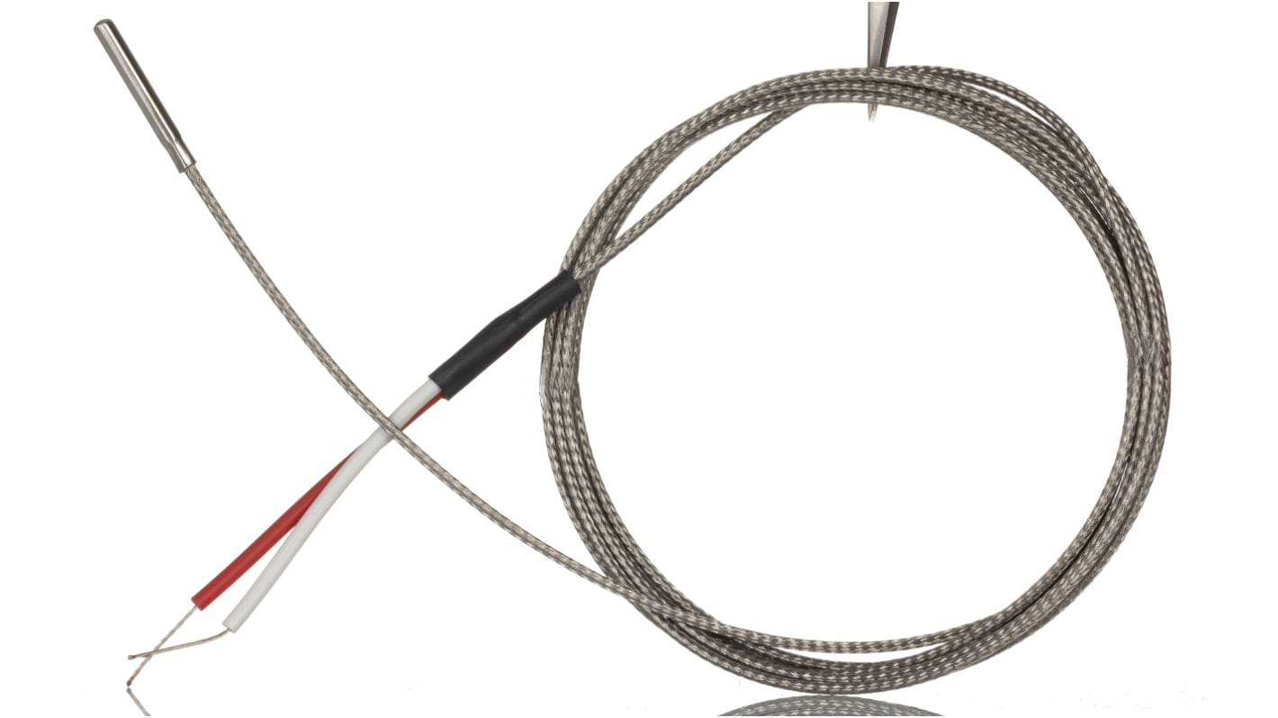 RS PRO Type K Grounded Thermocouple 25mm Length, 3.18mm Diameter, -60°C → +350°C