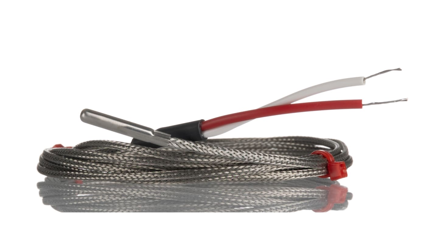 RS PRO Type K Grounded Thermocouple 25mm Length, 4mm Diameter, -60°C → +350°C