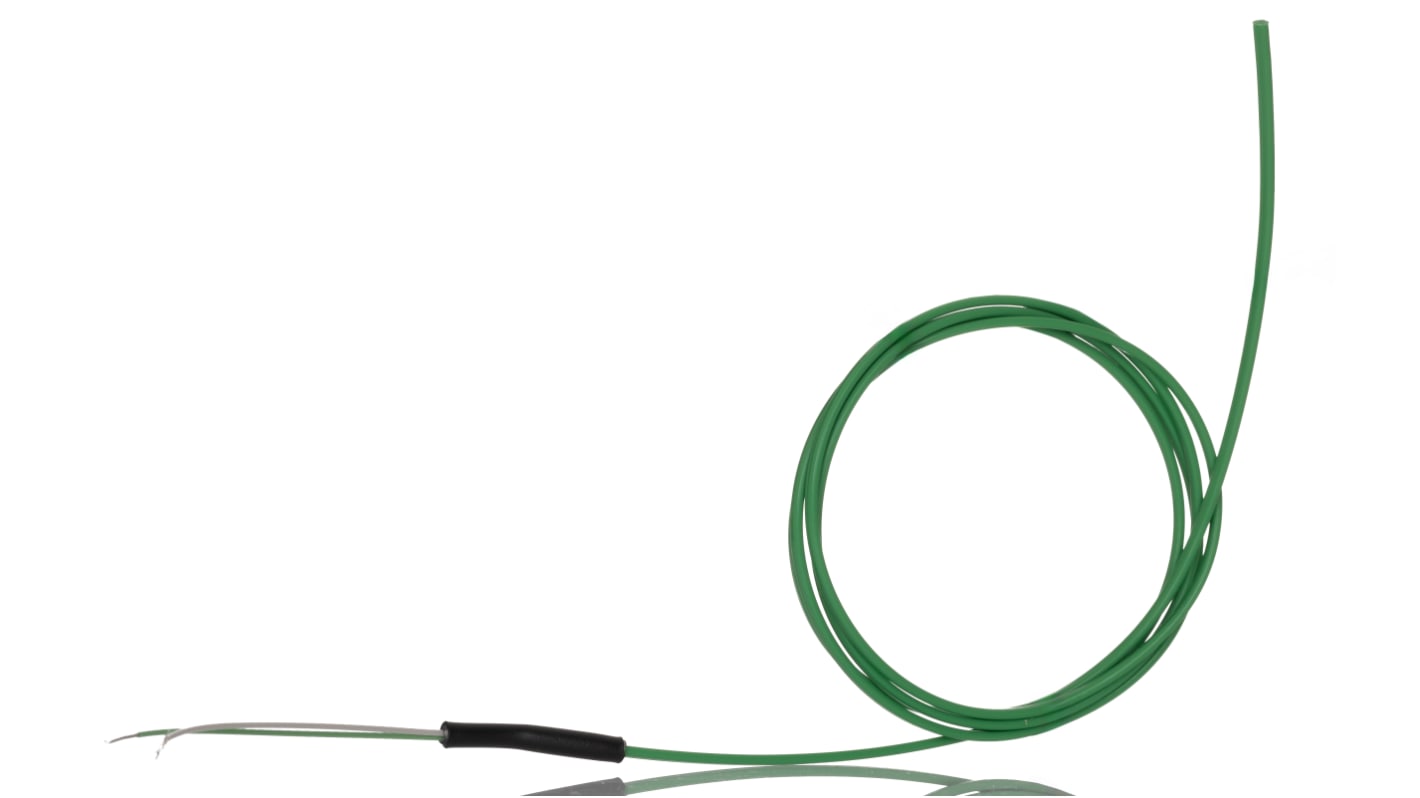 Termopar tipo K RS PRO, Ø sonda 7/0.2mm x 1m, temp. máx +260°C, cable de 1m, conexión Extremo de cable pelado