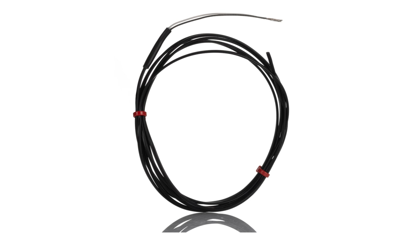 Termopar tipo J RS PRO, Ø sonda 7/0.2mm x 2m, temp. máx +260°C, cable de 2m, conexión Extremo de cable pelado