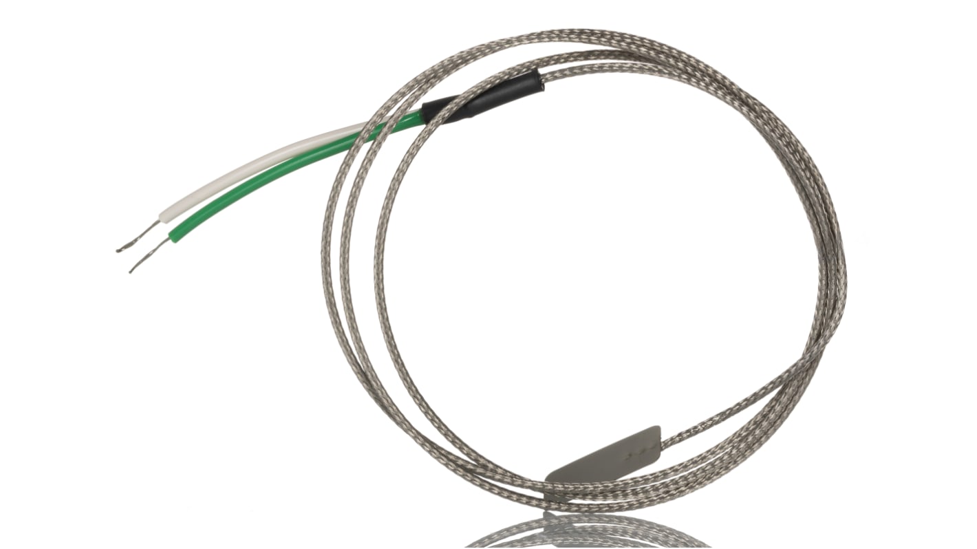 RS PRO Type K Leaf Thermocouple 1m Length, 13mm Diameter, -60°C → +350°C