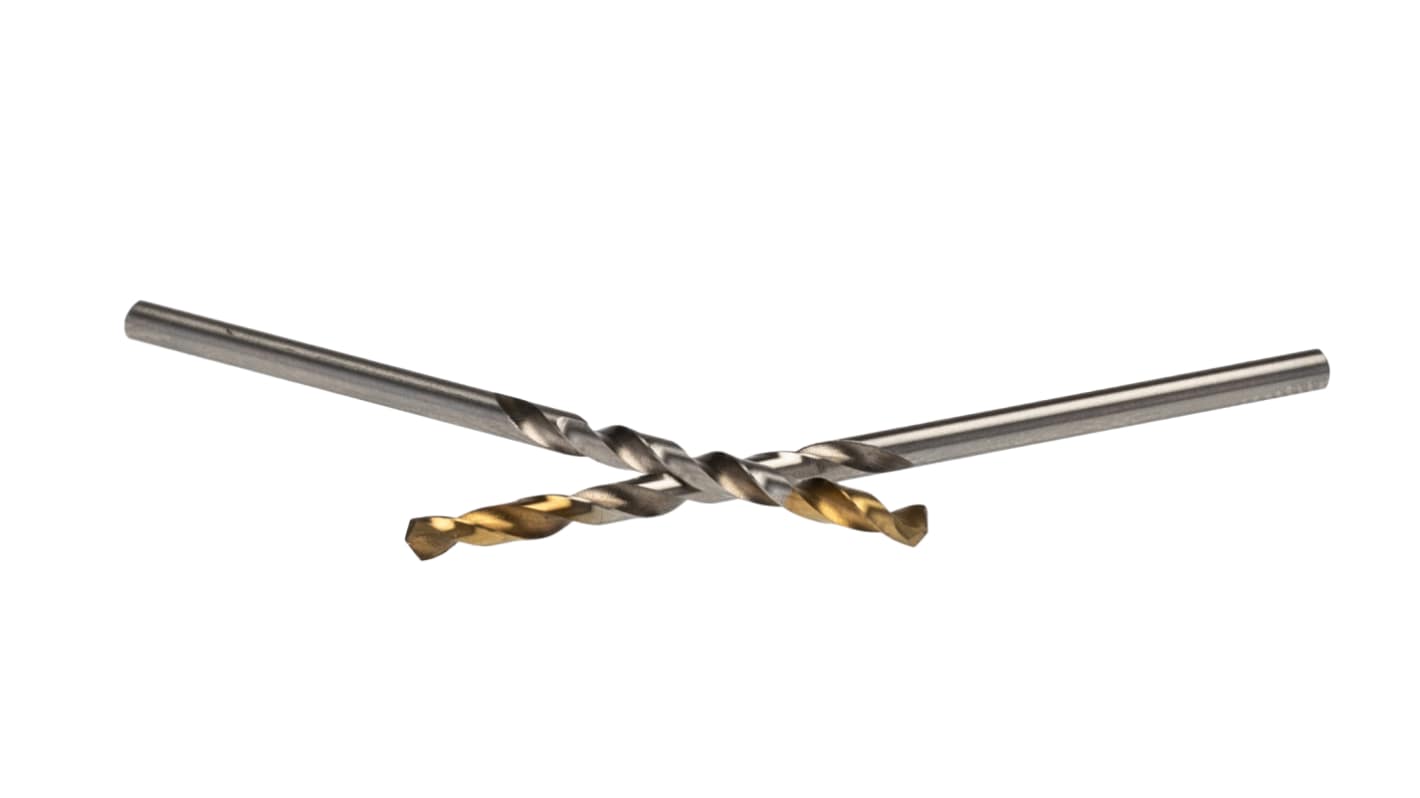 Dormer A002 Series HSS Jobber Drill Bit for Steel, 2.5mm Diameter, 57 mm Overall