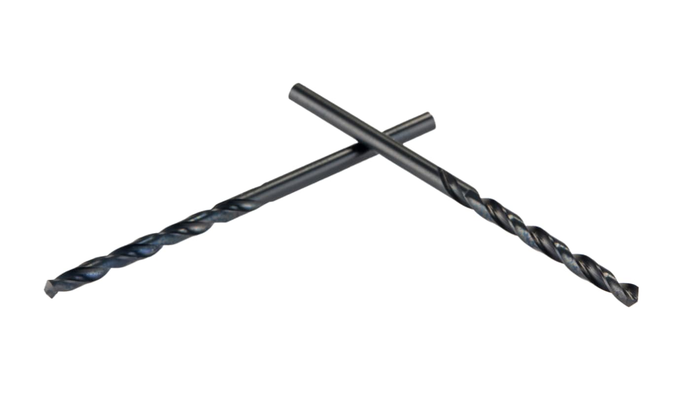 Dormer A100 Series HSS Jobber Drill Bit for Steel, 3mm Diameter, 61 mm Overall