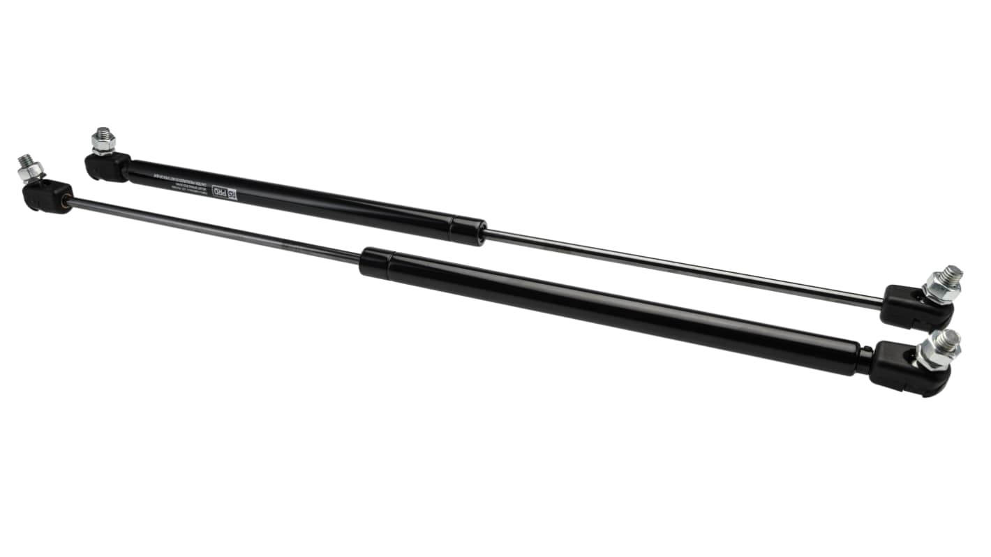 RS PRO 钢制气撑杆, 200.0mm行程, 476.0mm延展, 球窝接头