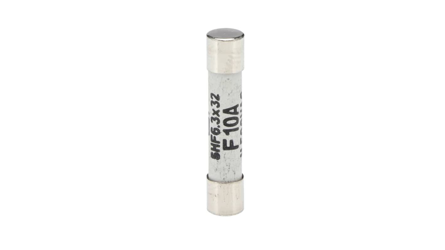 Schurter 10A F Ceramic Cartridge Fuse, 6.3 x 32mm
