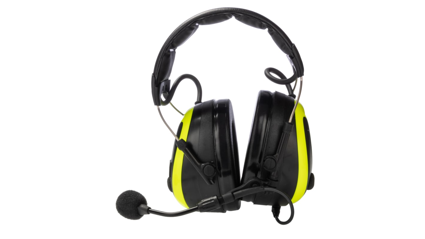 Protectores auditivos electrónicos inalámbricos 3M serie WS ALERT X, color Negro/amarillo