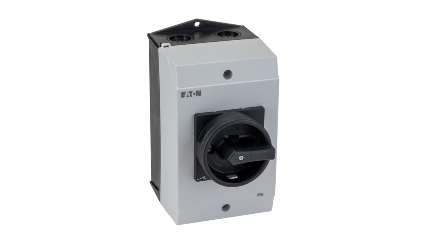Eaton 3 Pole Surface Mount Isolator Switch - 20A Maximum Current, 7.5kW Power Rating, IP65