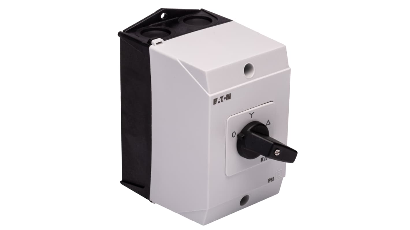 Eaton, 3P 3 Position 60° Star Delta Cam Switch, 690V ac, 20A, Short Actuator
