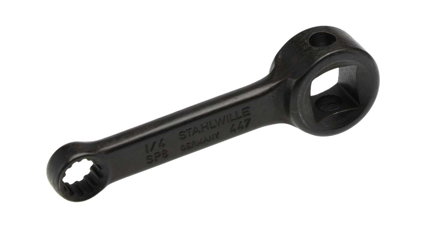 STAHLWILLE 447 series Series Square Spline Drive Adaptor, 50.8 mm, 10.4 x 6 / 19 x 11mm Insert, Gunmetal Finish