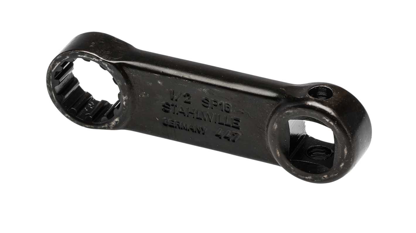 STAHLWILLE 447A series Series Square Spline Drive Adaptor, 50.8 mm, 19 x 9.2 / 19 x 11mm Insert, Gunmetal Finish