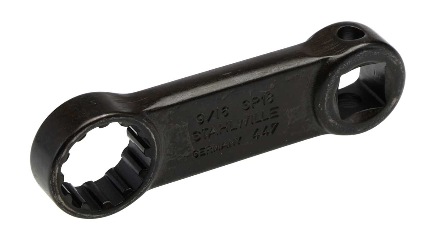 STAHLWILLE 花键驱动适配器 扳手插件, 方形头, 21 x 9.2 / 19 x 11mm, 50.8 mm, 炮铜金属涂层, 447A series系列