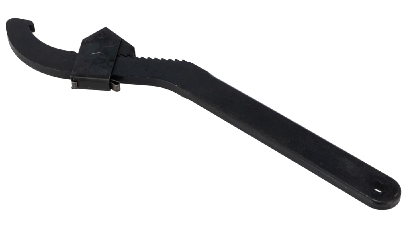 STAHLWILLE 44010002 90mm Hook Spanner 245 mm Chrome Alloy Steel