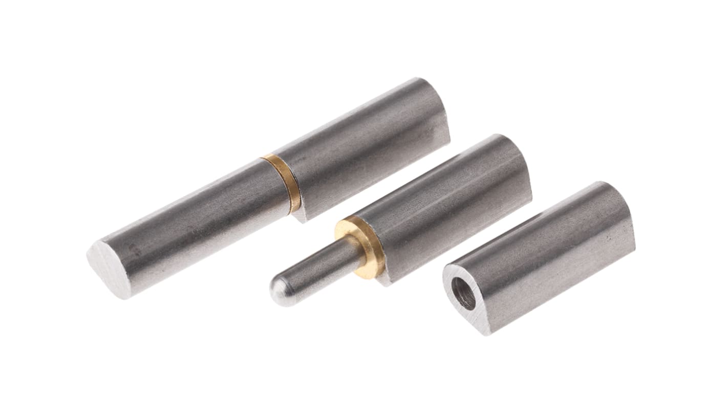 Pinet Steel Bullet Hinge, Weld-on Fixing, 80mm x 16mm