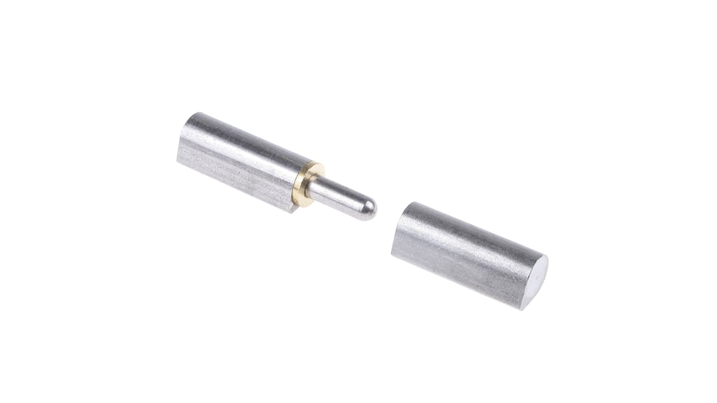 Pinet Stainless Steel Bullet Hinge, Weld-on Fixing, 80mm x 16mm