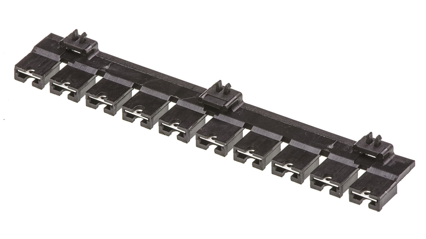 Derivador hembra Molex serie C-Grid de 2 vías, paso 2.54mm, de color Negro