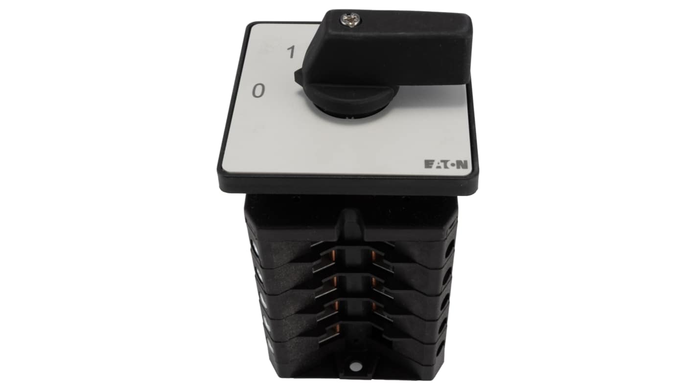 Eaton, 3P 4 Position 45° Multi Step Cam Switch, 690V (Volts), 63A, Toggle Actuator