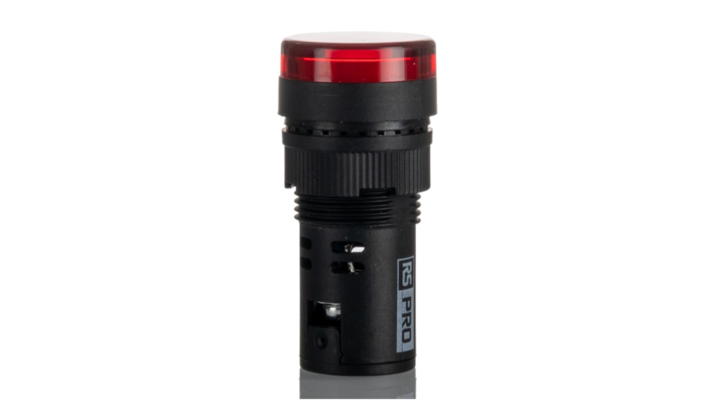 RS PRO Red LED Pilot Light, 230V ac