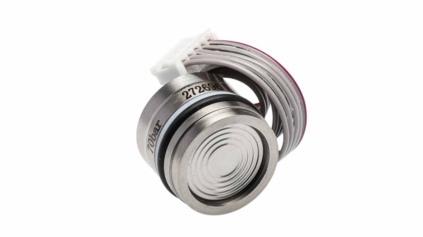 RS PRO Pressure Sensor, 0bar Min, 70bar Max, I2C Output, Relative Reading