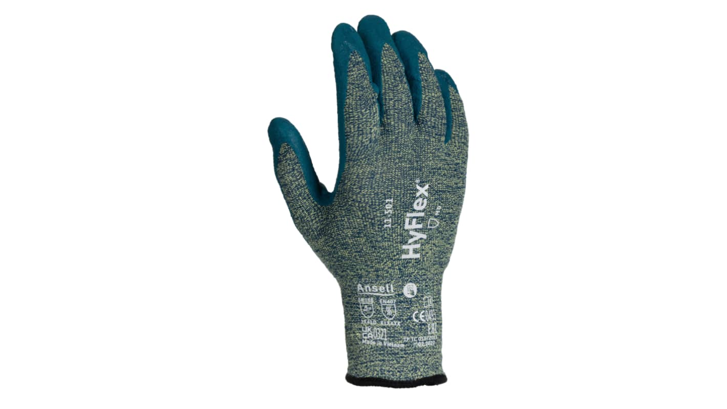 Guanti da lavoro Ansell HyFlex 11-501, in Kevlar, col. Grigio