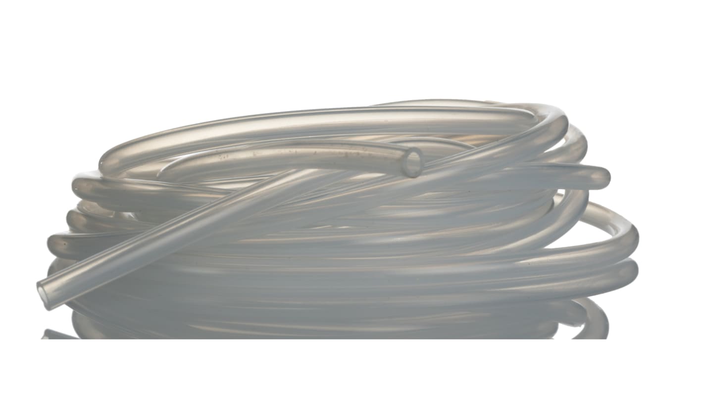Tubo flessibile Traslucido RS PRO, Ø int. 6.3mm, L. 2m