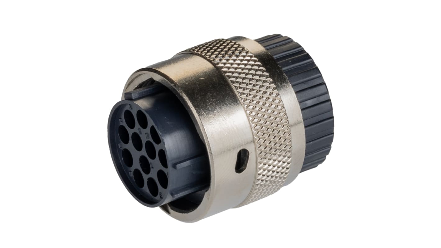 ITT Cannon Circular Connector, 12 Contacts, Cable Mount, Plug, Female, IP67, Trident Neptune Series