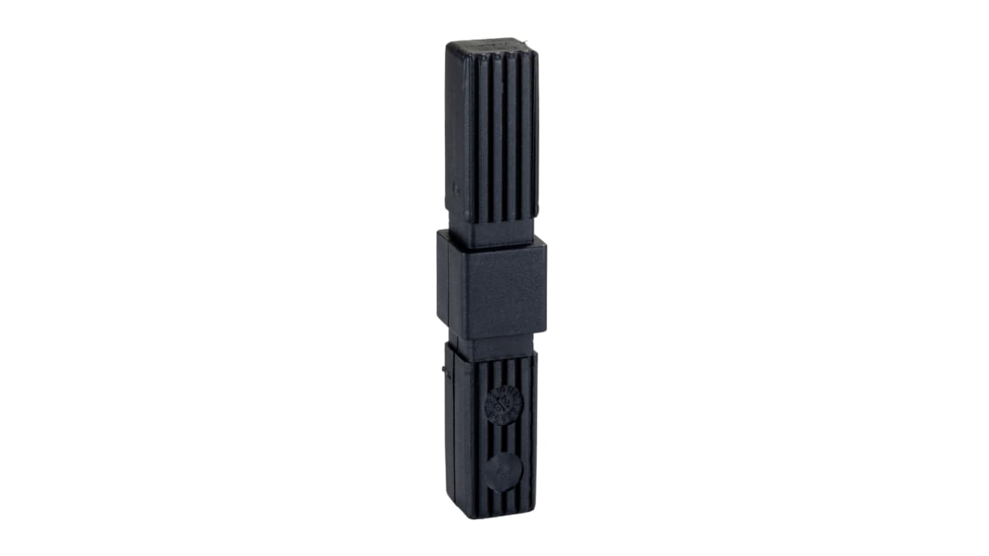 RS PRO Steel Core Tube Connector, Straight Square Tube Connector, Strut Profile 25 mm