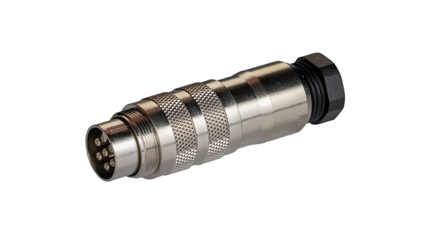 binder Circular Connector, 7 Contacts, Cable Mount, M16 Connector, Plug, Male, IP67, 423 Series