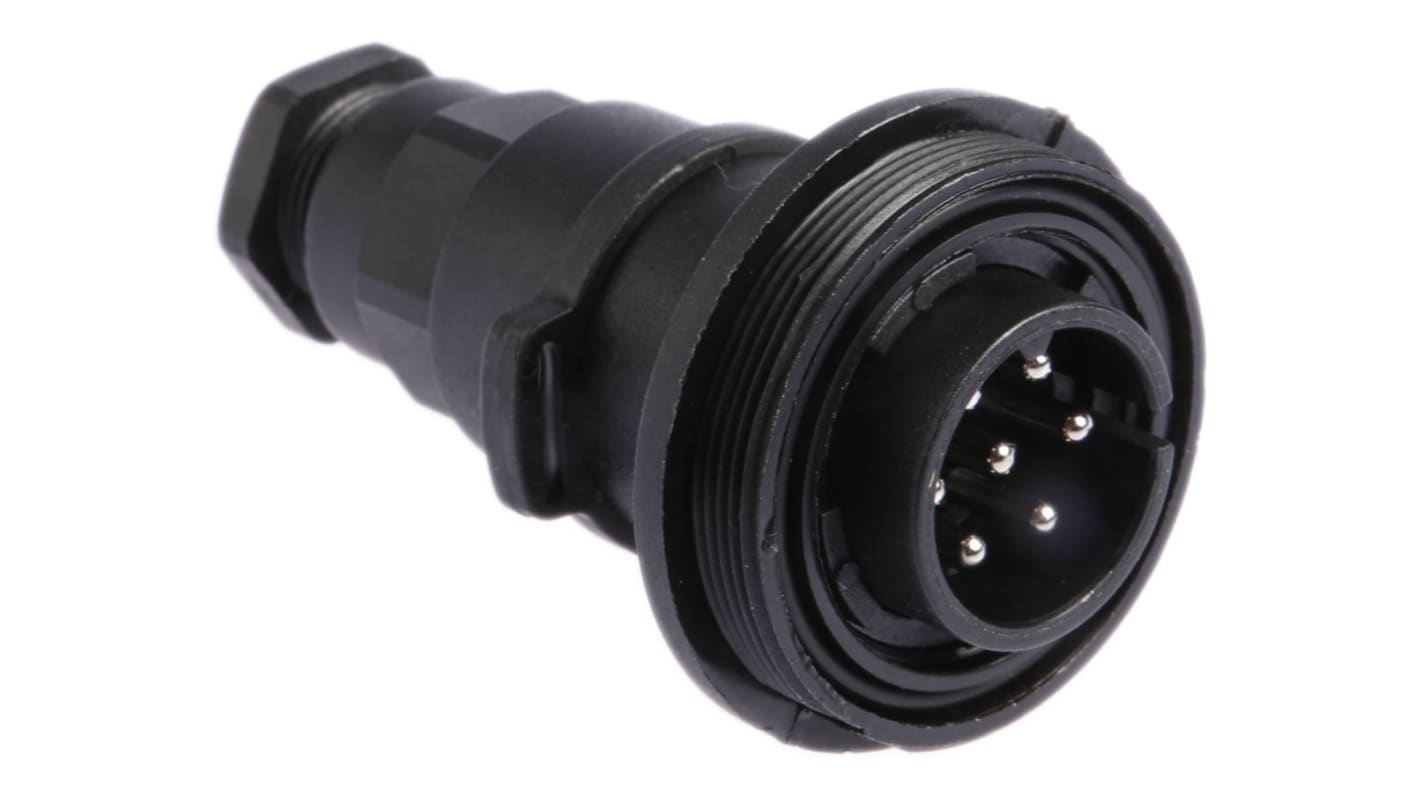 Connecteur circulaire Bulgin série Standard Buccaneer, Standard, 7 contacts, Suspension libre, raccordement A visser