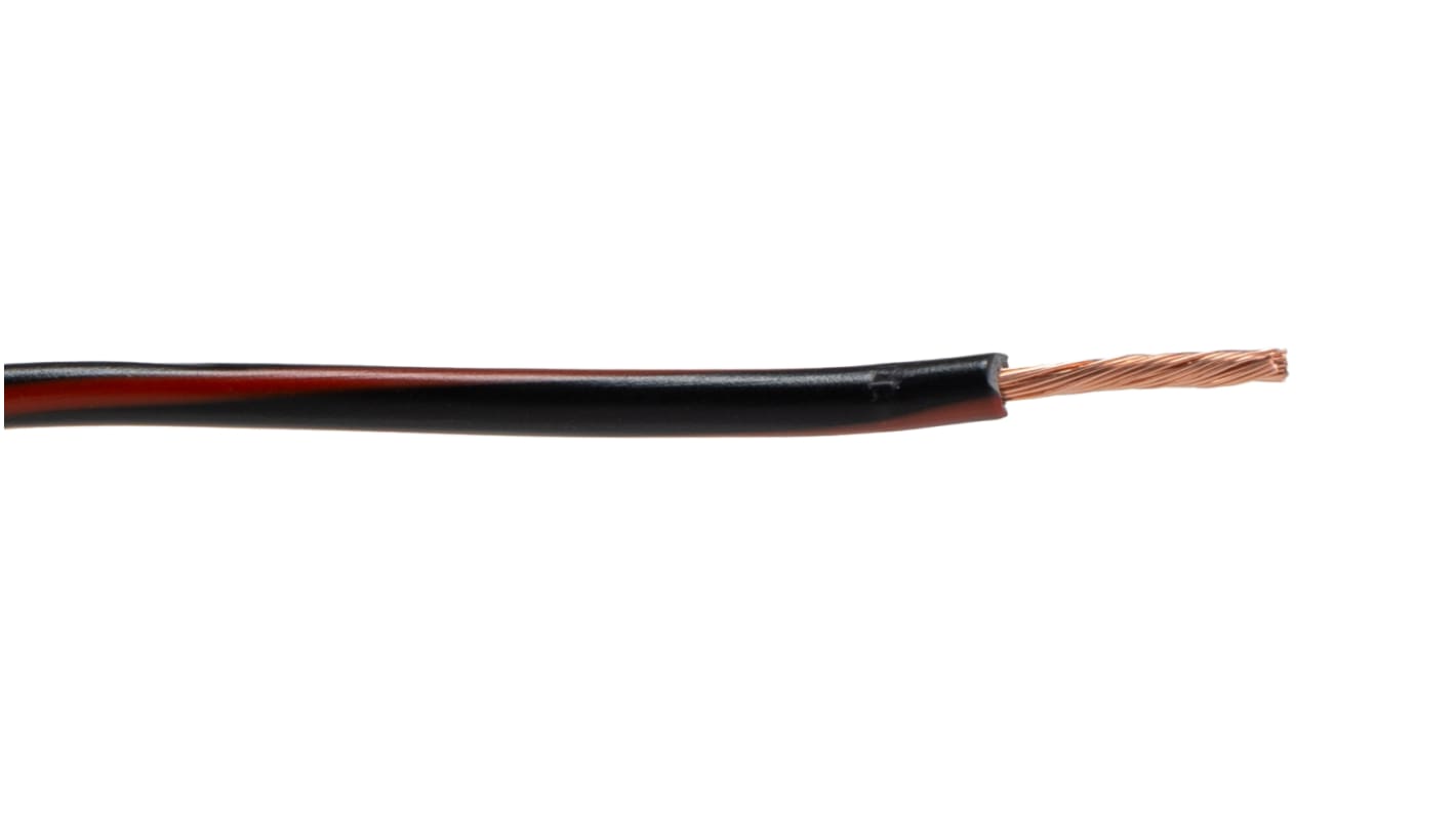 Lapp X05V-K Series Black/Orange 0.5 mm² Hook Up Wire, 20 AWG, 250m, 4512381S