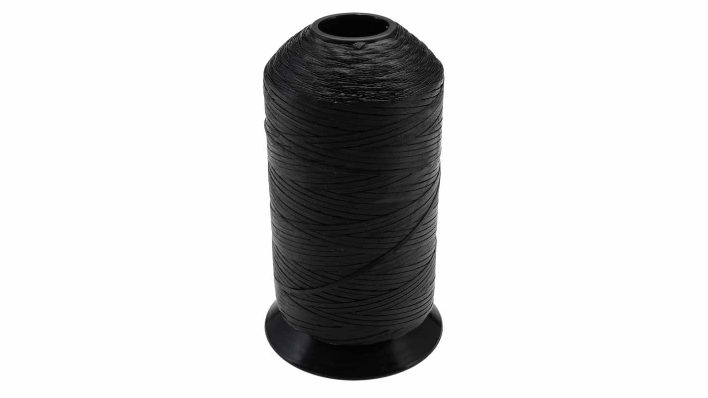 Cordón para Atar Cables Alpha Wire Negro, blanco de Nylon