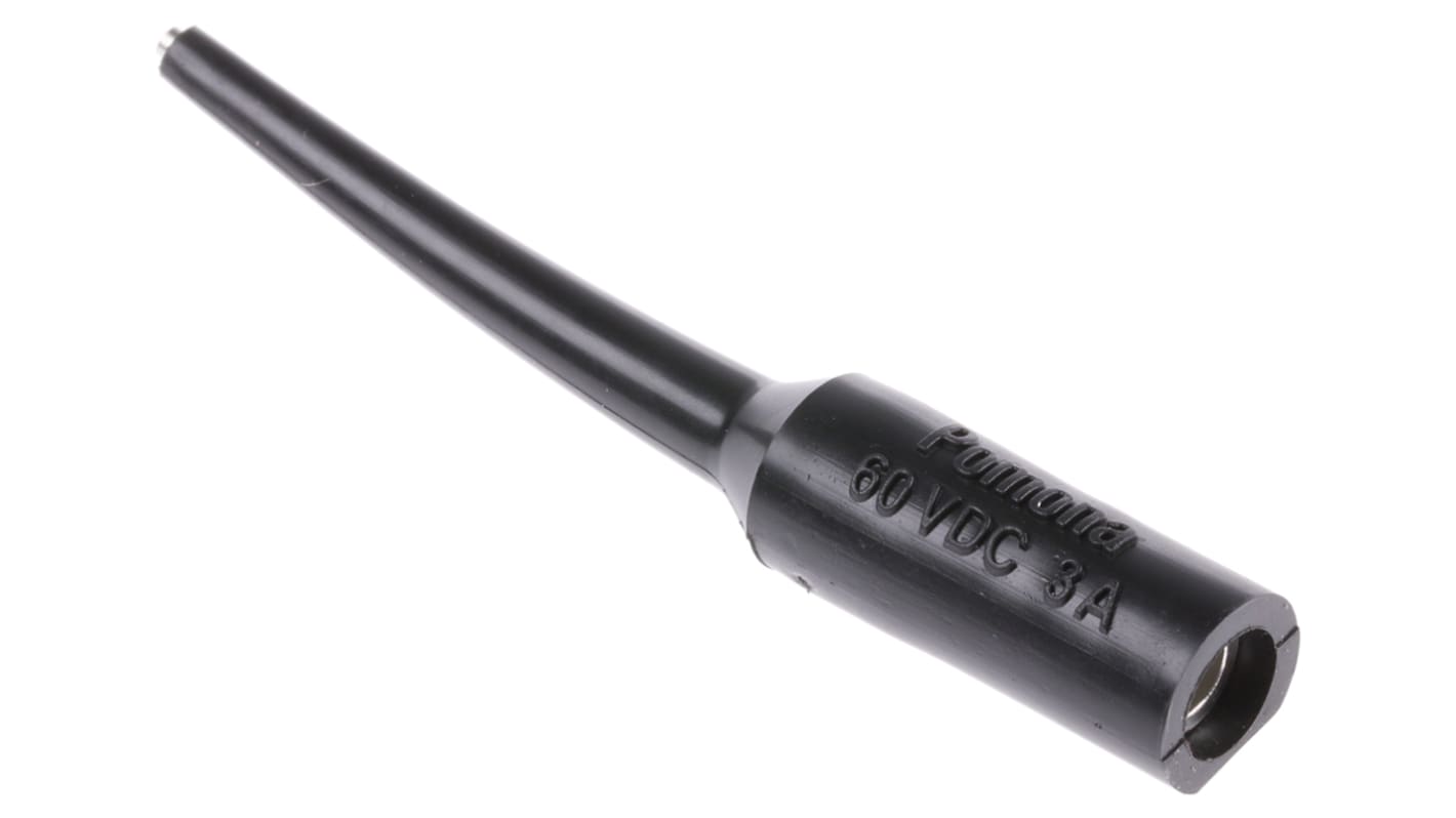 Fluke Black, Female Test Connector Adapter With Brass, Copper contacts and Gold, Nickel Plated