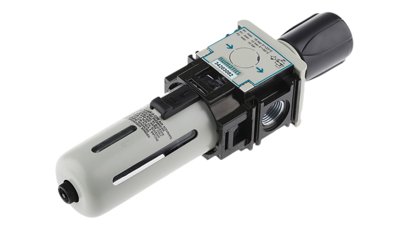 EMERSON – ASCO 342 25μm Filterregler automatisch, Anschluss G1/8, 1.2bar bis 8 bar