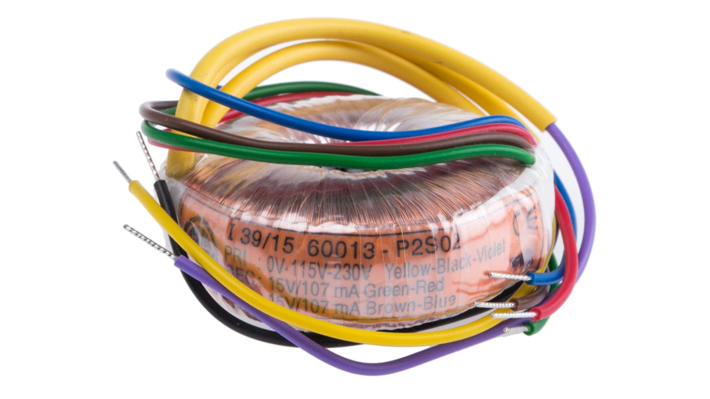 Płyta montażowa 2 x 15V ac 115V ac, 230V ac 3.2VA 2-wyjściowy