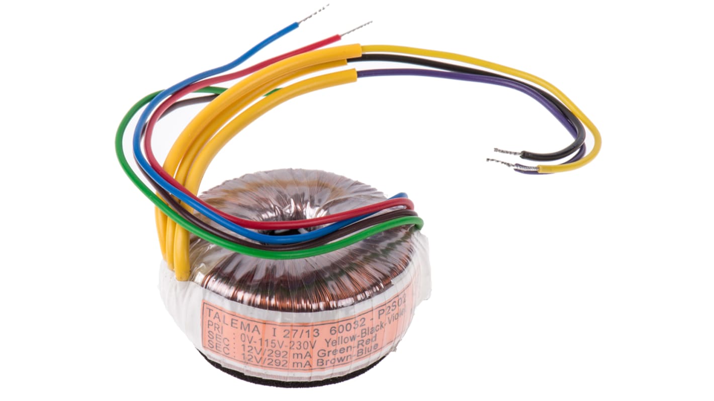 Płyta montażowa 2 x 12V ac 115 V ac, 230 V ac 7VA 2-wyjściowy