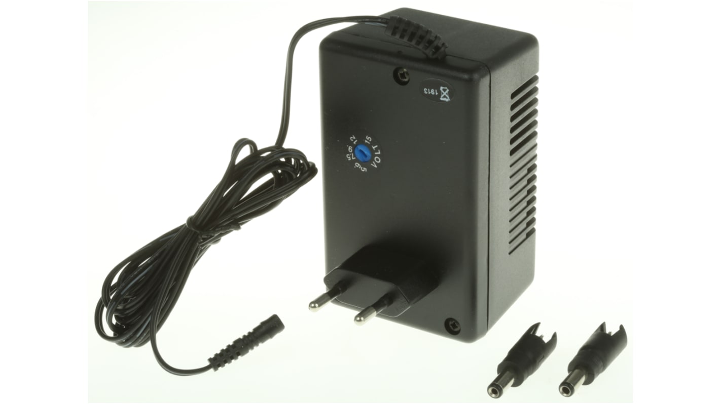 Mascot Steckernetzteil AC/DC-Adapter 7.5W, 230V ac, 15V dc / 500 → 800mA Medizin-Zulassung, EU-Netzstecker