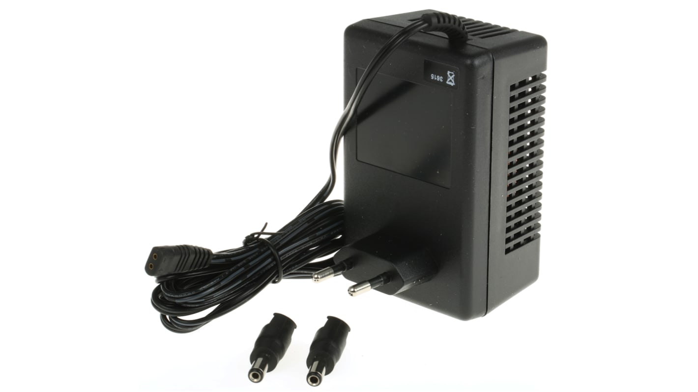 Mascot 29W Plug-In AC/DC Adapter 12V dc Output, 2.4A Output