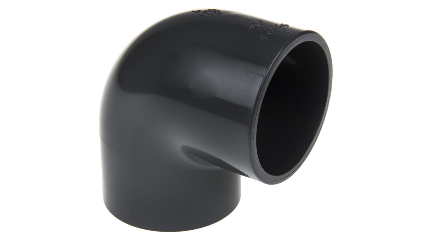 Georg Fischer Plastic Pipe Fitting, 90° Elbow, 50mm